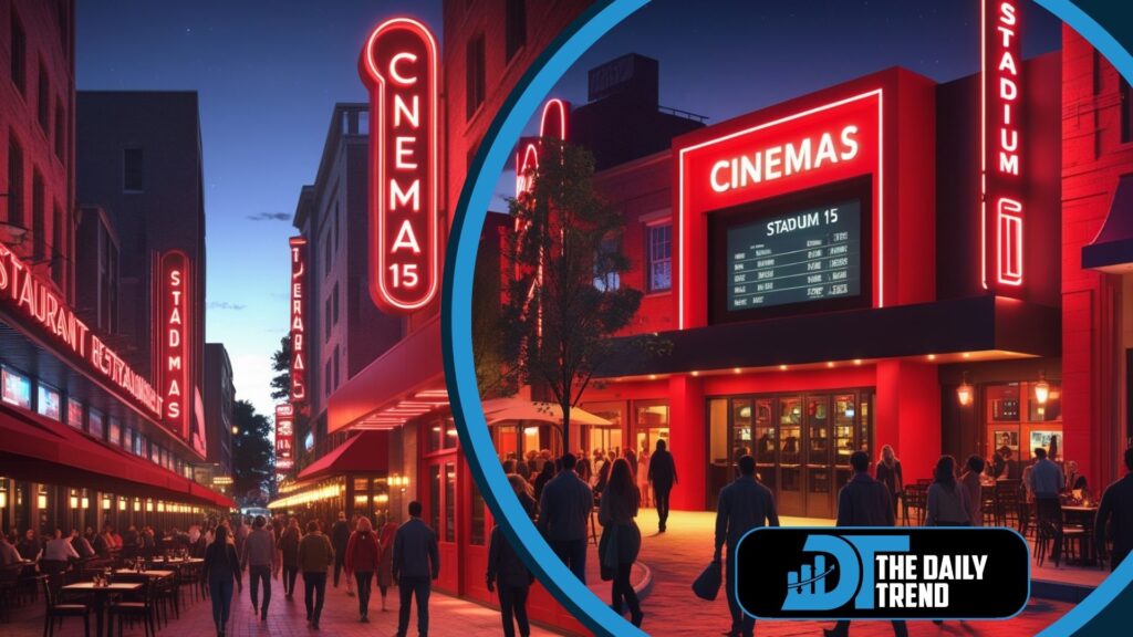 red cinemas - restaurant entertainment district - stadium 15