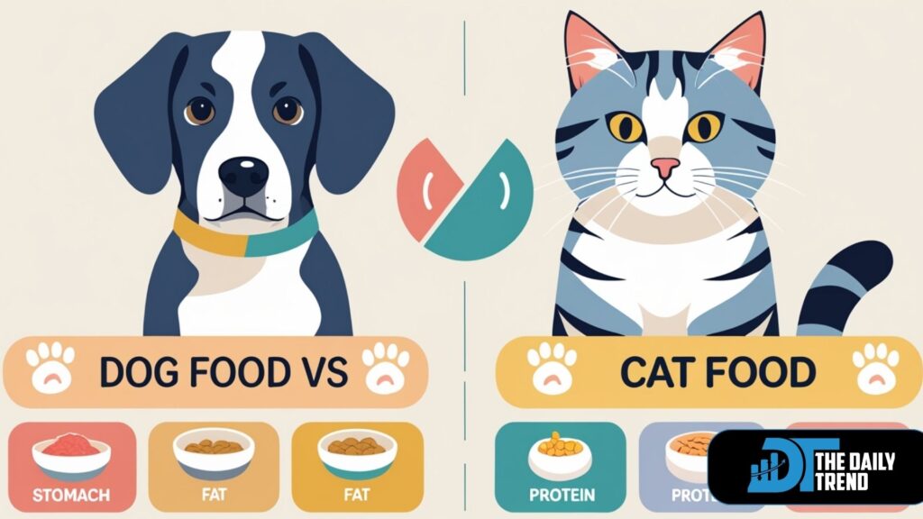 can dogs eat cat food
