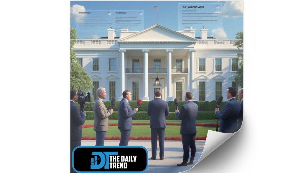 white house announcement today news